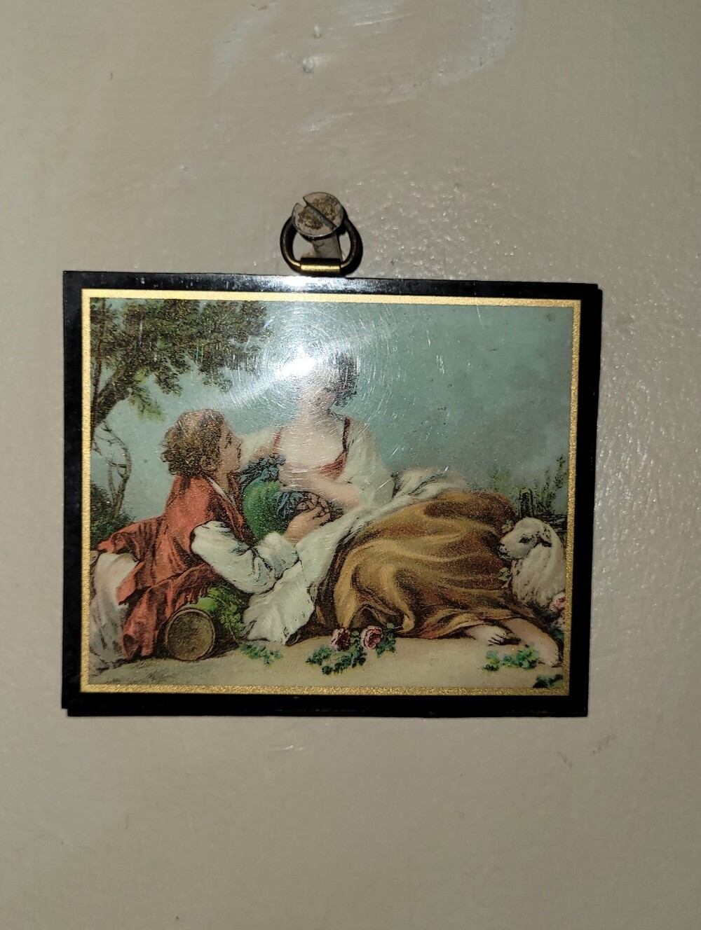 Vintage Framed Plaque